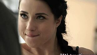 is that model spooning on the office desk?