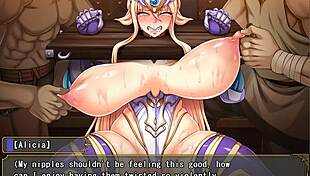 the princess knight gets obscenely defeated in the game part 02