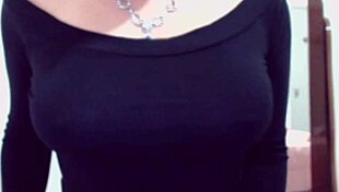 emme white in dress without panties