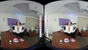 Angela White Birthday Office Sex