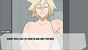 Steamy porn game handjob, big cocks and big tits