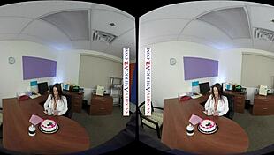 Angela White Birthday Office Sex