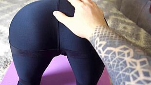 Anal yoga stretches ass during training with sunako kirishiki