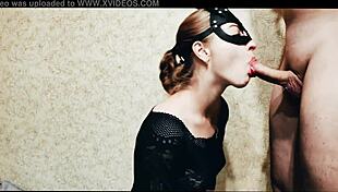 Blonde Babe Gives Deepthroat Blowjob To Her Favorite Roommate