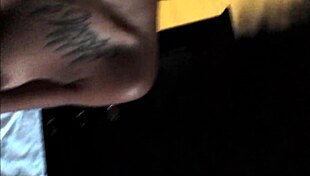 pervykittyface gags on cum during blowjob