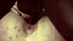 Vintage interracial taboo unfolds in dark lantern london.