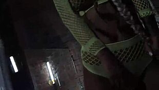 hot bitch monika fox posing and playing with big toy