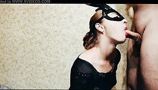 Blonde Babe Gives Deepthroat Blowjob To Her Favorite Roommate