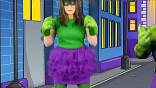 Alyssa Showcases Natural Tits in Clothed Bounce Patrol