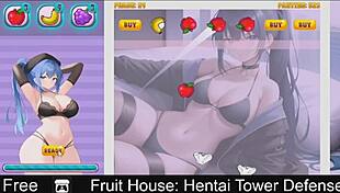 Erotic Hentai Tower Defense In Fruit House