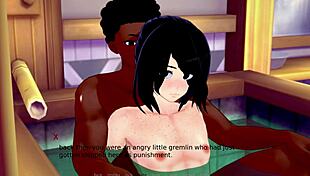 Anal Crossdressing Session Turns into Bathroom Assfucking Therapy