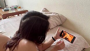 likes to watch porn and get excited