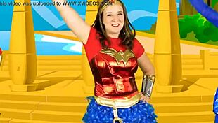 Alyssa Showcases Natural Tits in Clothed Bounce Patrol