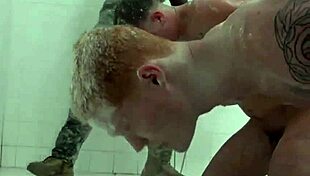 Gay emo sex hazing in shower fucking