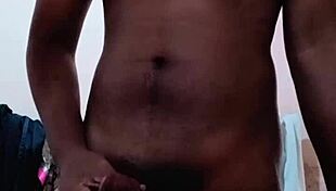 Indian Boy Spitting And Jerking Off In Bathroom