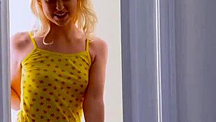 chloe cherry teases brad sterlings long cock with deepthroat and blowjob