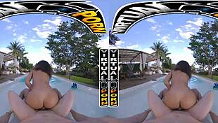 Get captivated by imagining the, skyla suns’ outdoor POV sexy scene by the pool