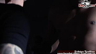 german anal threesome with skinny brunette 😈