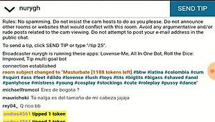 Webcam girl can't remove billiard ball from ass