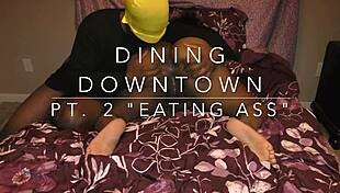 Svart tenåringspar har sex på webcam