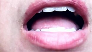 This episode demonstrates fetishistic mouth act in Giantess Cloeup