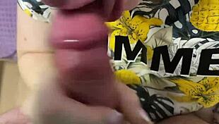 She Gives Two Blowjobs in a Day, Cumshot Twice in Mouth!