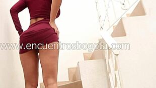 Latin girl with perfect ass and big tits gets rough!