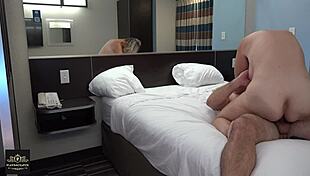 passionate nympho milf with big natural tits fucks blonde wife