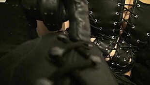 Mistress Roberta Cleans Boots in POV View