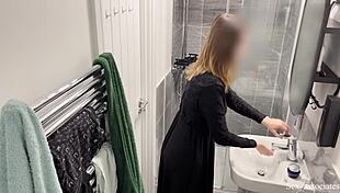 Caught Arab Girl Masturbating in Shower Under Hijab