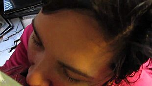 Lauren Straub Delivers Homemade Blowjob To Friend