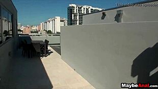 Amateur Brunette Evelyn Lacie Explores First Anal Asshole Adventure