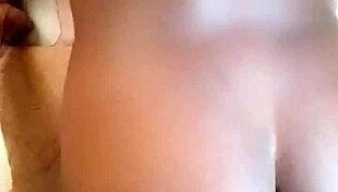 Fat blonde cousin creamed on my dick during standing doggystyle fuck