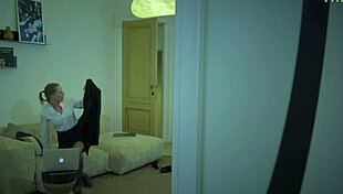 Secretary Comes Home After a Hard Day at Work