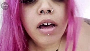 Tattooed Ebony Bbw Dahlia Fucks New Neighbor With Blowjob