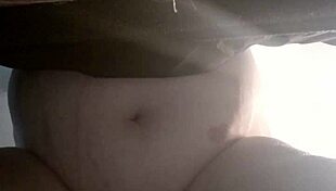 bbw doggy style from below view