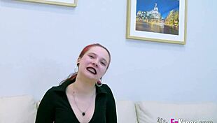 Redhead Teen 18+ Inna Black Sucks Cocks Eagerly In Doggystyle Reality