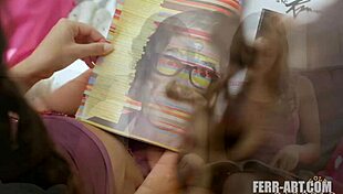 Girls party becomes lesbian fun