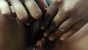 Enjoying ass fingering and masturbation pleasures
