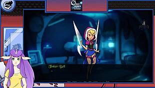 A beautiful blonde hentai woman succumbs to her sexual desires and does a fantastic job of it