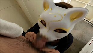 Asian Hentai Babe Performs Oral And Creampie In Garage Break