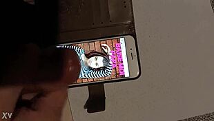 Friend shares cum tribute with cock