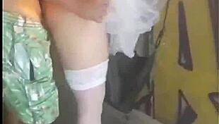 Finding My Prince In The Block, Trying To Fuck On The Tree But Too Many People, So I Found This Spot For Him To Pound Me Hard