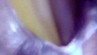 asian milf stuffs banana for creamy fun... wow! 🍌