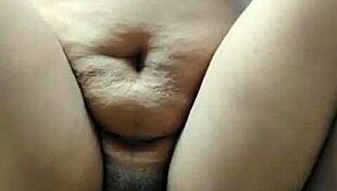 Enjoying ass fingering and masturbation pleasures