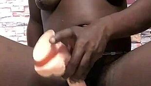 Watch me fingerin my pussy then ridin dildo in both holes