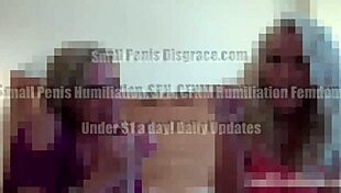 Küçük sikinden utanmalısın, köle