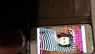 Friend shares cum tribute with cock