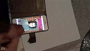 Friend shares cum tribute with cock