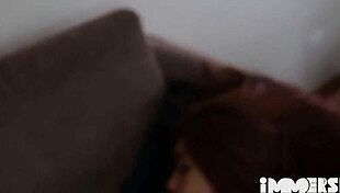 This redhead teen is fucking her half-sister's boyfriend for revenge, so hot! 🔥😏